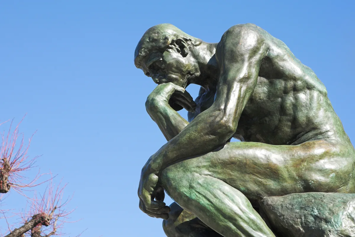 The Thinker sculpture - Auguste Rodin - Origineel uit 